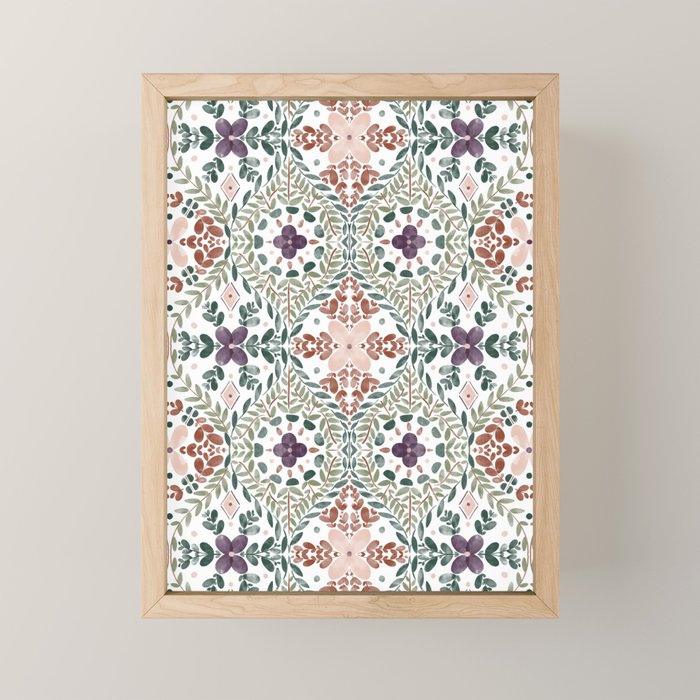 Rustic Intricate Garden Mini Art Print Gallery Image 1