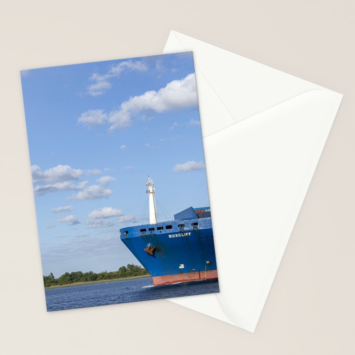 Port of Charleston Cooper River Photography Stationery Card Gallery Image 2