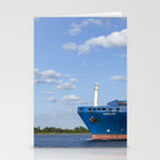 Port of Charleston Cooper River Photography Stationery Card Gallery Image 2