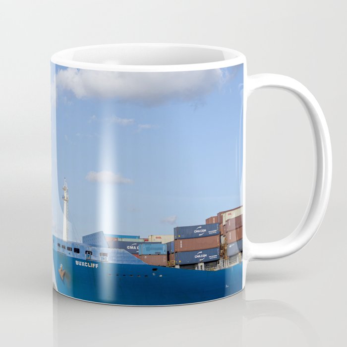 Port of Charleston Cooper River Photography Coffee Mug Gallery Image 1