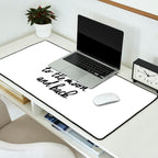 I Love You to the Moon and Back black-white kids room typography poster home wall decor canvas Desk Mat Gallery Image 2