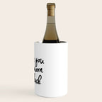 I Love You to the Moon and Back black-white kids room typography poster home wall decor canvas Wine Chiller Gallery Image 3