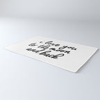 I Love You to the Moon and Back black-white kids room typography poster home wall decor canvas Rug Gallery Image 3