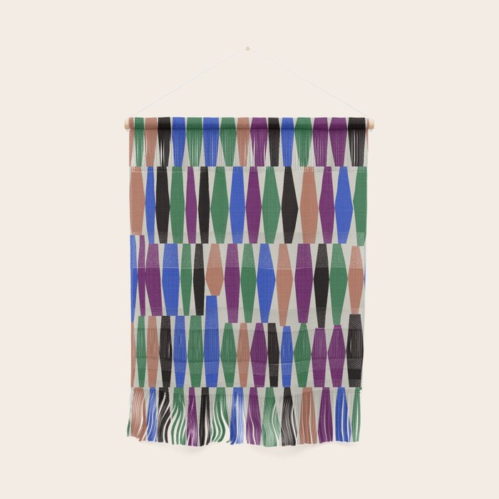 Playful Modern Geometric Shapes Wall Hanging Gallery Image 1