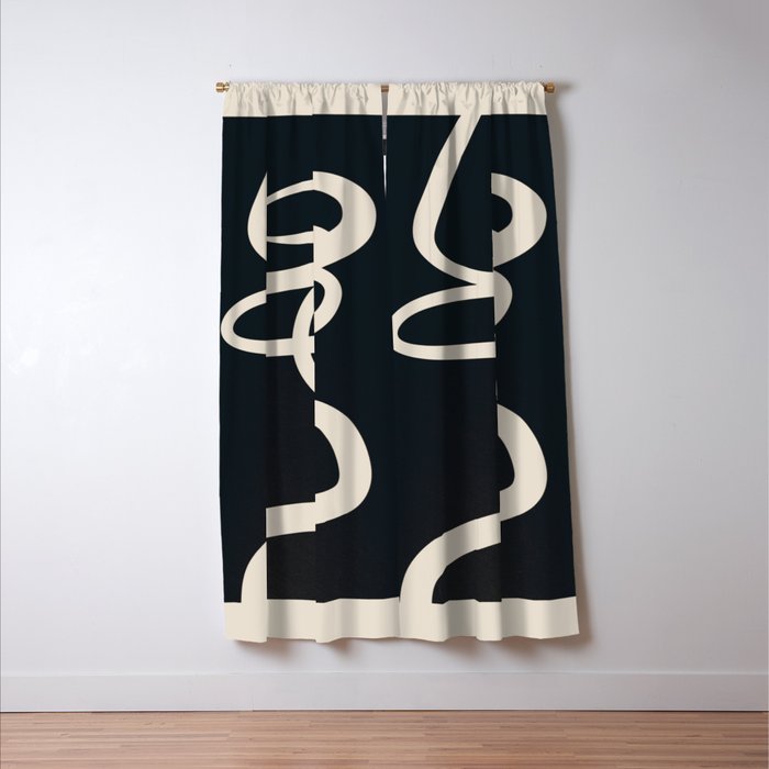 Abstract Line 16 Window Curtain Gallery Image 3
