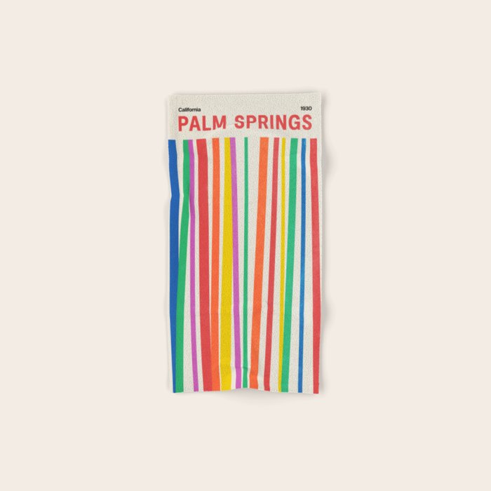 Palm Springs 1930: Retro Mid-Century Edition  Bath Towel Gallery Image 1