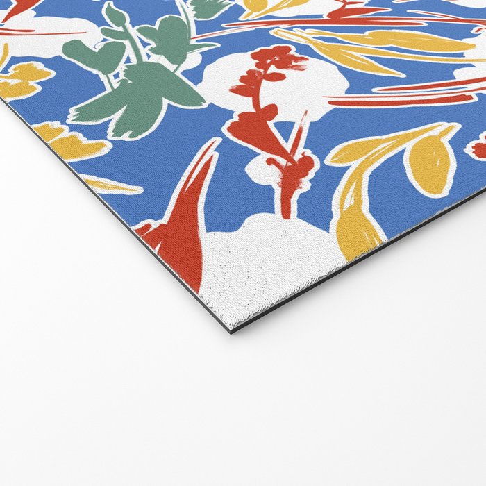 Wild colorful flowery meadow B Welcome Mat Gallery Image 2