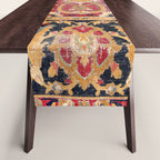 Esfahan Central Persian 17th Century Fragment Print Table Runner Gallery Image 1