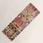 Esfahan Central Persian 17th Century Fragment Print Yoga Mat Gallery Image 1