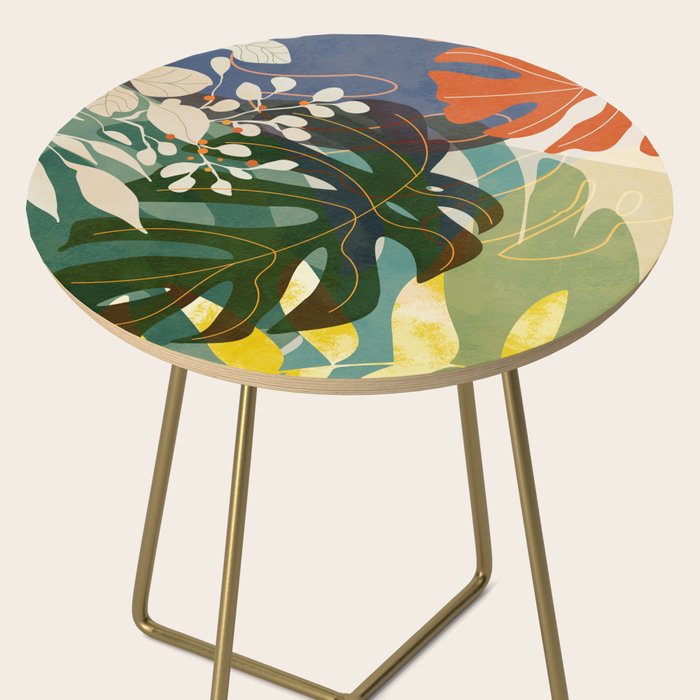 Leaves tropical Side Table Gallery Image 2