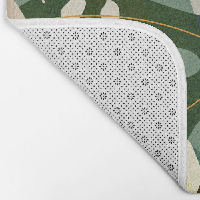 Leaves tropical Bath Mat Gallery Image 2