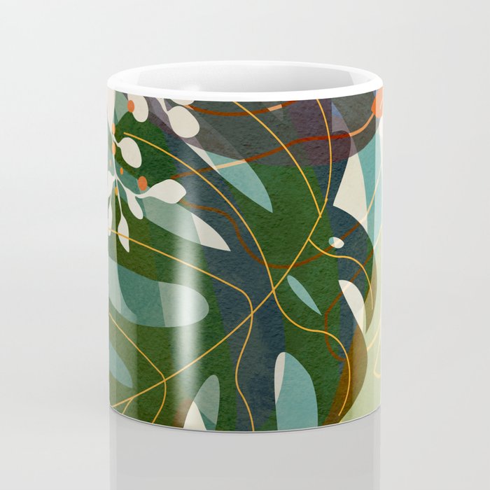 Leaves tropical Coffee Mug Gallery Image 4