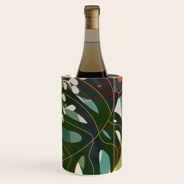 Leaves tropical Wine Chiller Gallery Image 1