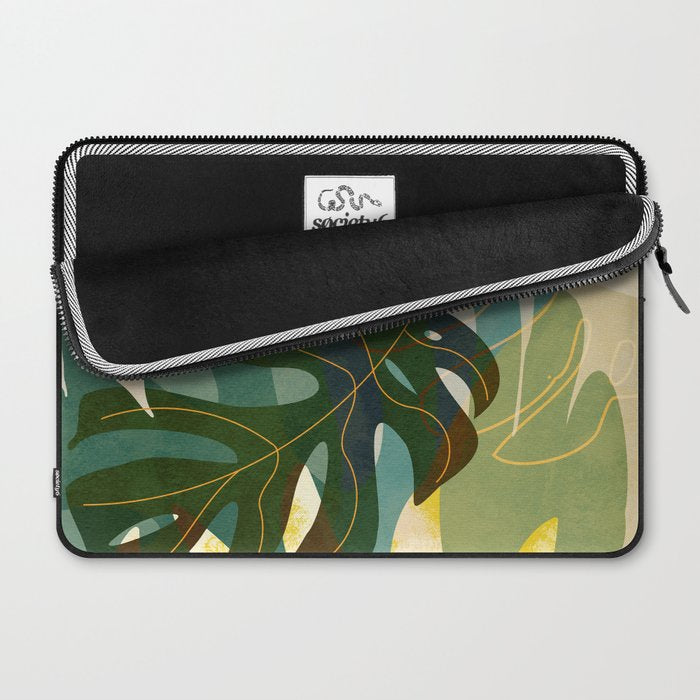Leaves tropical Laptop Sleeve Gallery Image 2