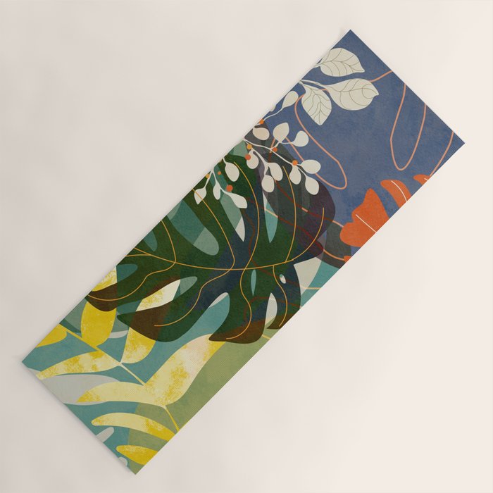Leaves tropical Yoga Mat Gallery Image 1
