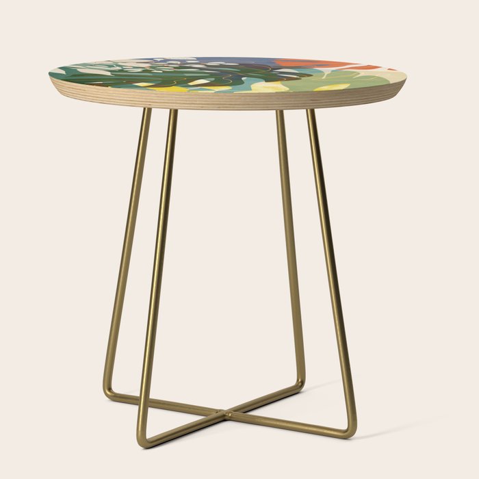 Leaves tropical Side Table Gallery Image 1