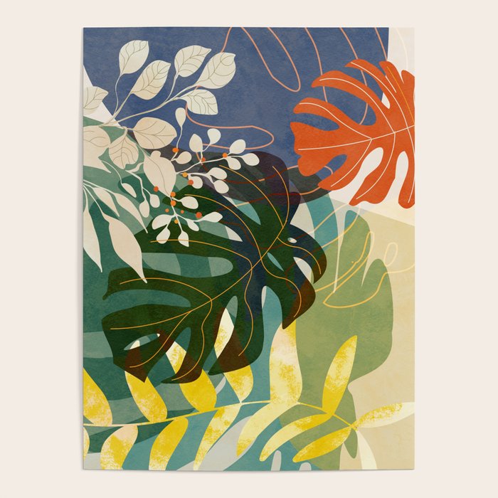 Leaves tropical Poster Gallery Image 4