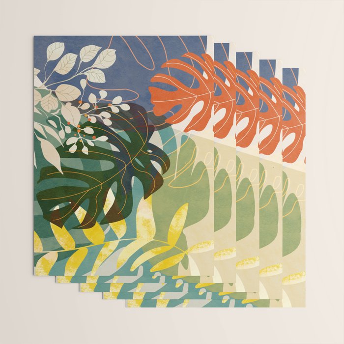 Leaves tropical Wrapping Paper Gallery Image 3