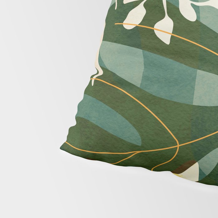 Leaves tropical Pillow Sham Gallery Image 4