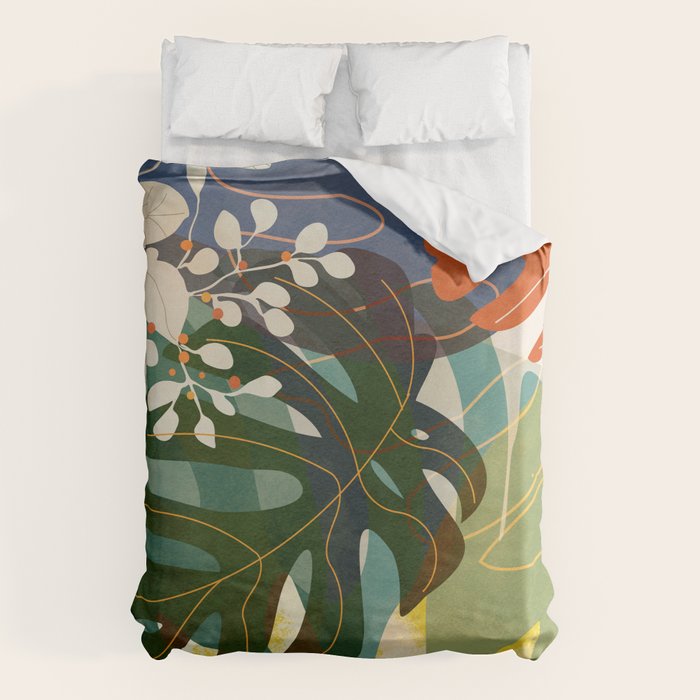 Leaves tropical Duvet Cover Gallery Image 6