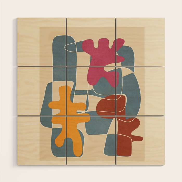 Organic Rhythms 6 Wood Wall Art Gallery Image 1