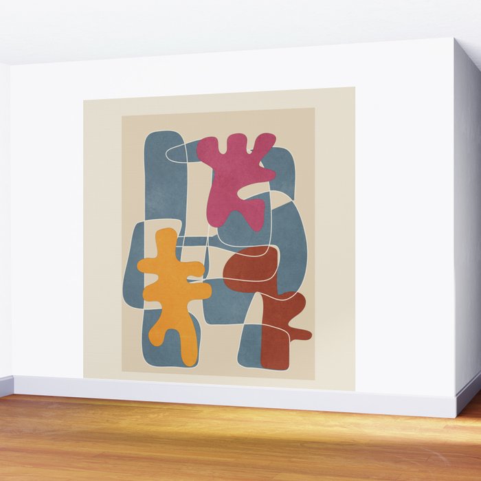 Organic Rhythms 6 Wall Mural Gallery Image 2