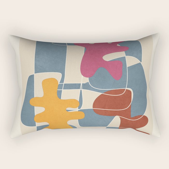 Organic Rhythms 6 Rectangular Pillow Gallery Image 1