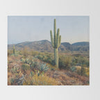 Spring in the Desert Throw Blanket Gallery Image 2