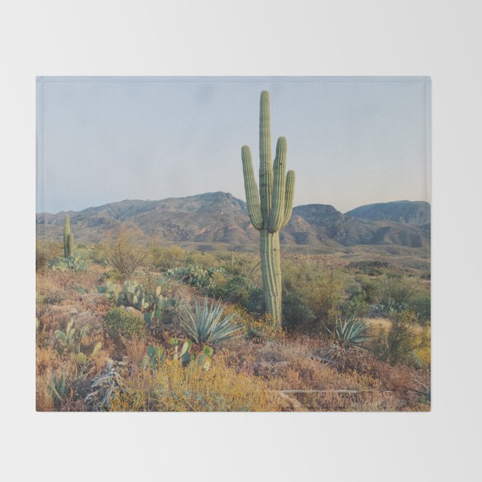 Spring in the Desert Throw Blanket Gallery Image 2
