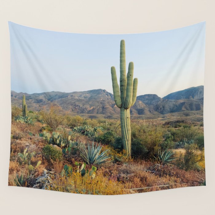 Spring in the Desert Wall Tapestry Gallery Image 1