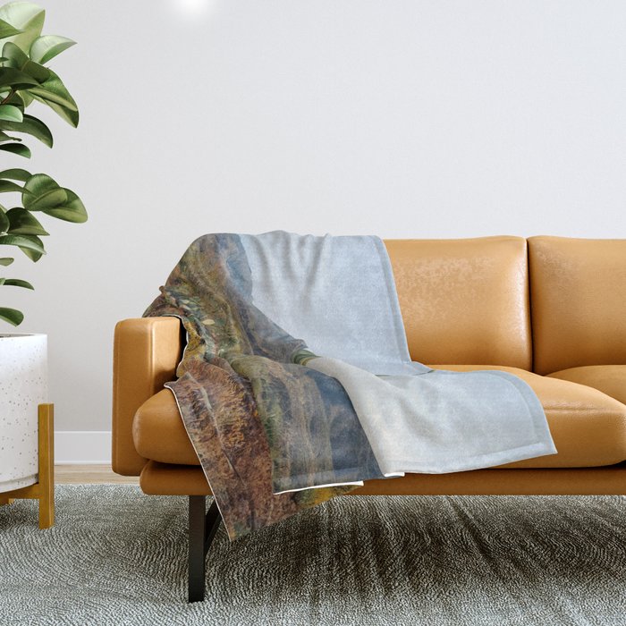 Spring in the Desert Throw Blanket Gallery Image 1