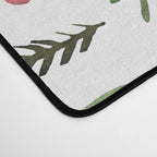 Christmas tree branches and berries - vintage Desk Mat Gallery Image 4