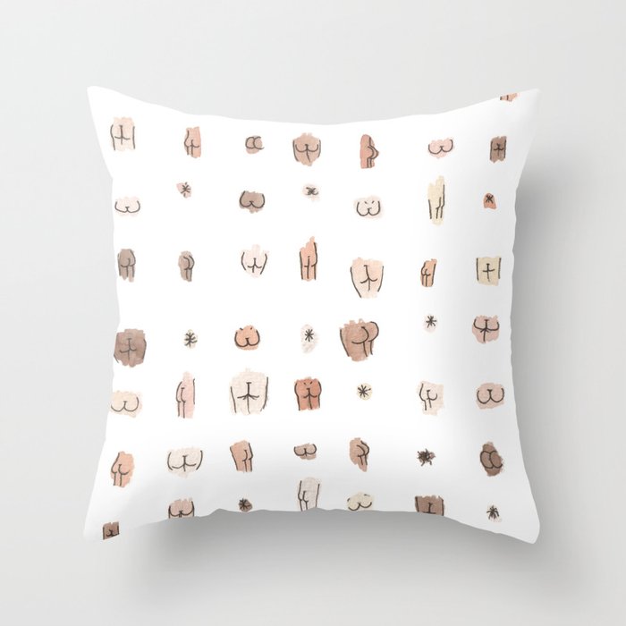 butts Throw Pillow Gallery Image 6