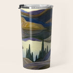 Canadian Landscape Franklin Carmichael Art Nouveau Post-Impressionism Mirror Lake Travel Mug Gallery Image 3