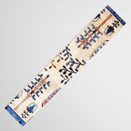 Floral Garden Persian Rug Print Table Runner Gallery Image 3