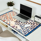 Floral Garden Persian Rug Print Desk Mat Gallery Image 2