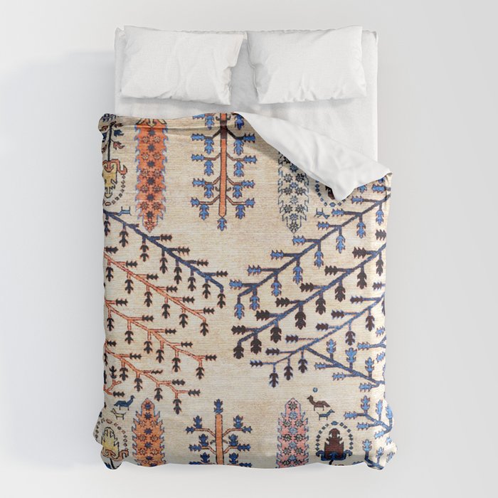 Floral Garden Persian Rug Print Duvet Cover Gallery Image 6