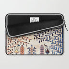 Floral Garden Persian Rug Print Laptop Sleeve Gallery Image 2