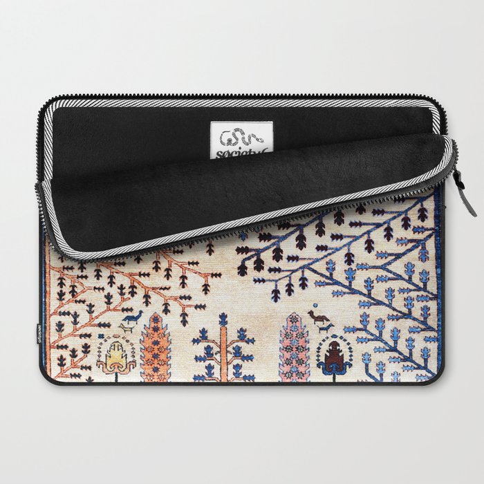 Floral Garden Persian Rug Print Laptop Sleeve Gallery Image 2