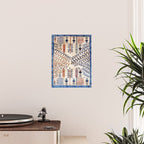 Floral Garden Persian Rug Print Poster Gallery Image 2