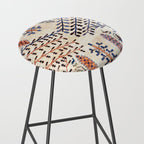 Floral Garden Persian Rug Print Stool Gallery Image 2