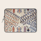 Floral Garden Persian Rug Print Laptop Sleeve Gallery Image 1