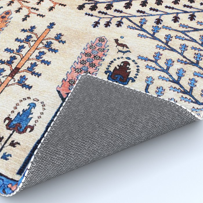 Floral Garden Persian Rug Print Rug Gallery Image 4