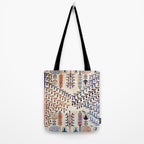 Floral Garden Persian Rug Print Tote Bag Gallery Image 2