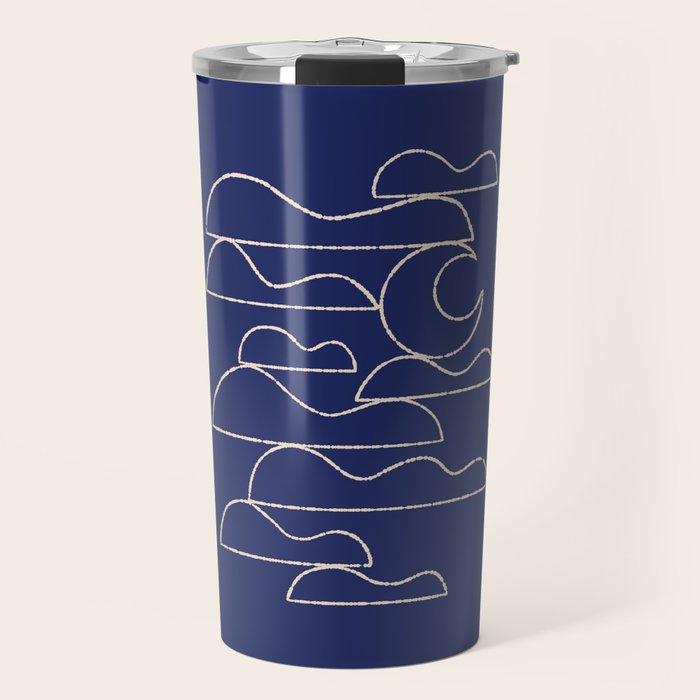 Moon And Cloudscape No. 1 Travel Mug Gallery Image 1