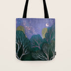 Starlit Woods Tote Bag Gallery Image 1