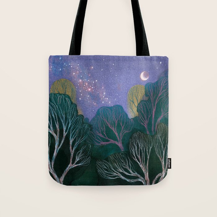 Starlit Woods Tote Bag Gallery Image 1
