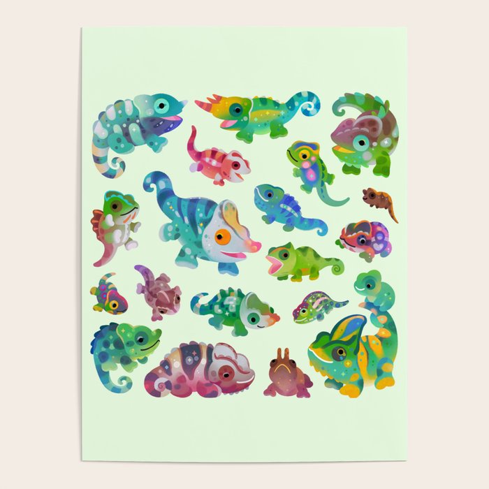 Chameleon - bright Poster Gallery Image 4