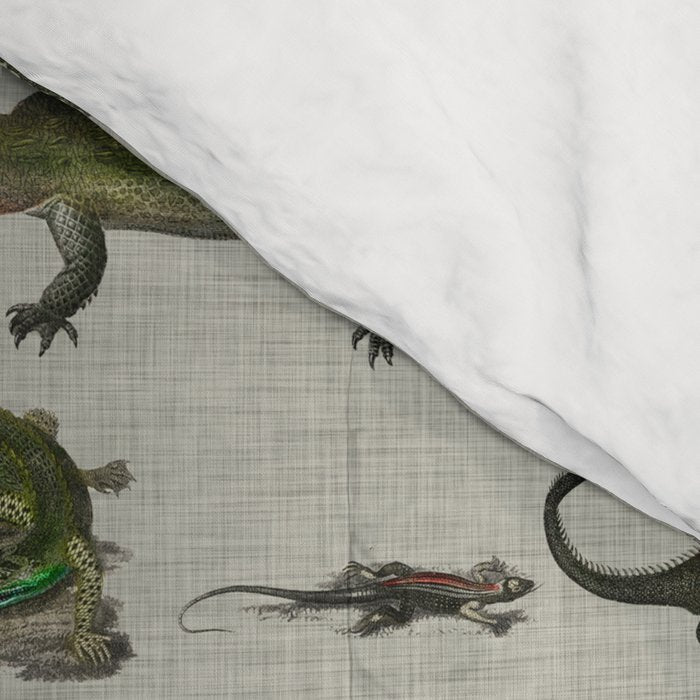 Reptiles vintage pattern Comforter Gallery Image 4