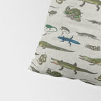 Reptiles vintage pattern Pillow Sham Gallery Image 4